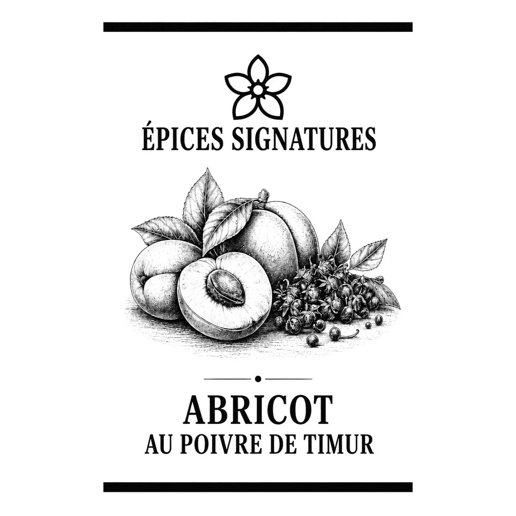 Confiture Abricot Poivre de Timur