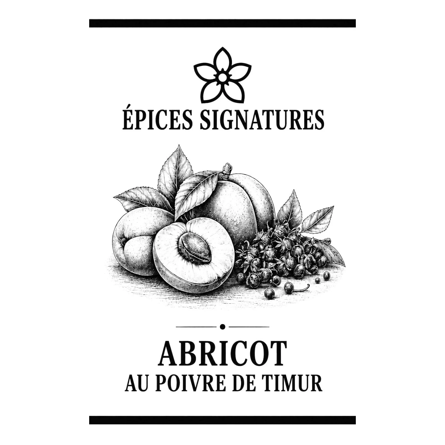 Confiture Abricot Poivre de Timur