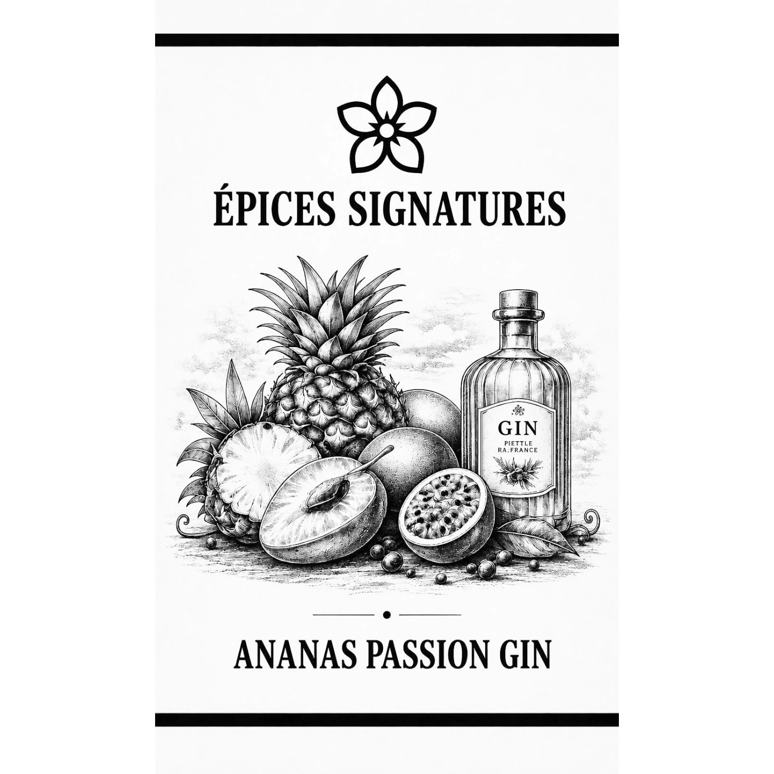 Confiture Ananas Gin Mangue