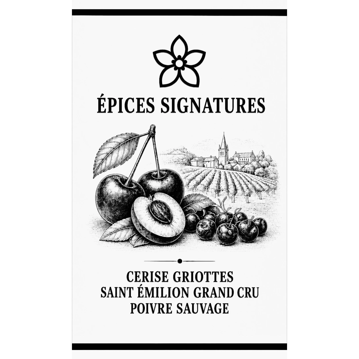 Confiture Cerise Griotte & Poivre Sauvage