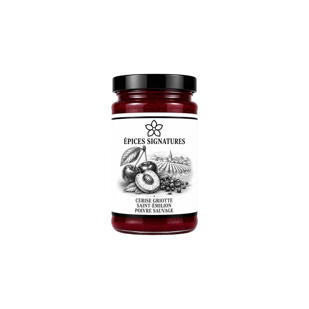 Confiture Cerise Griotte & Poivre Sauvage