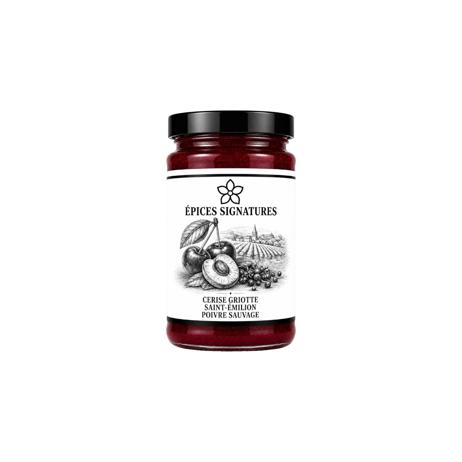 Confiture Cerise Griotte & Poivre Sauvage
