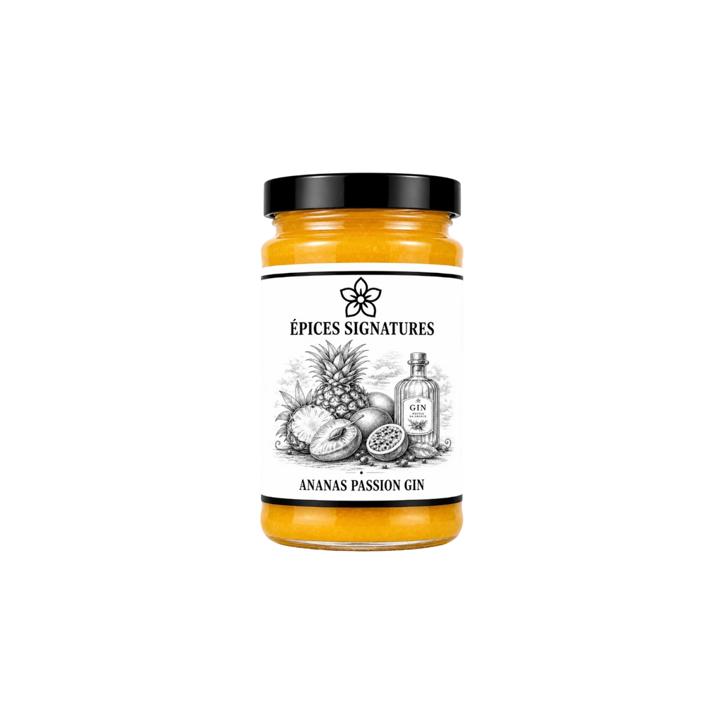 Confiture Ananas Gin Mangue
