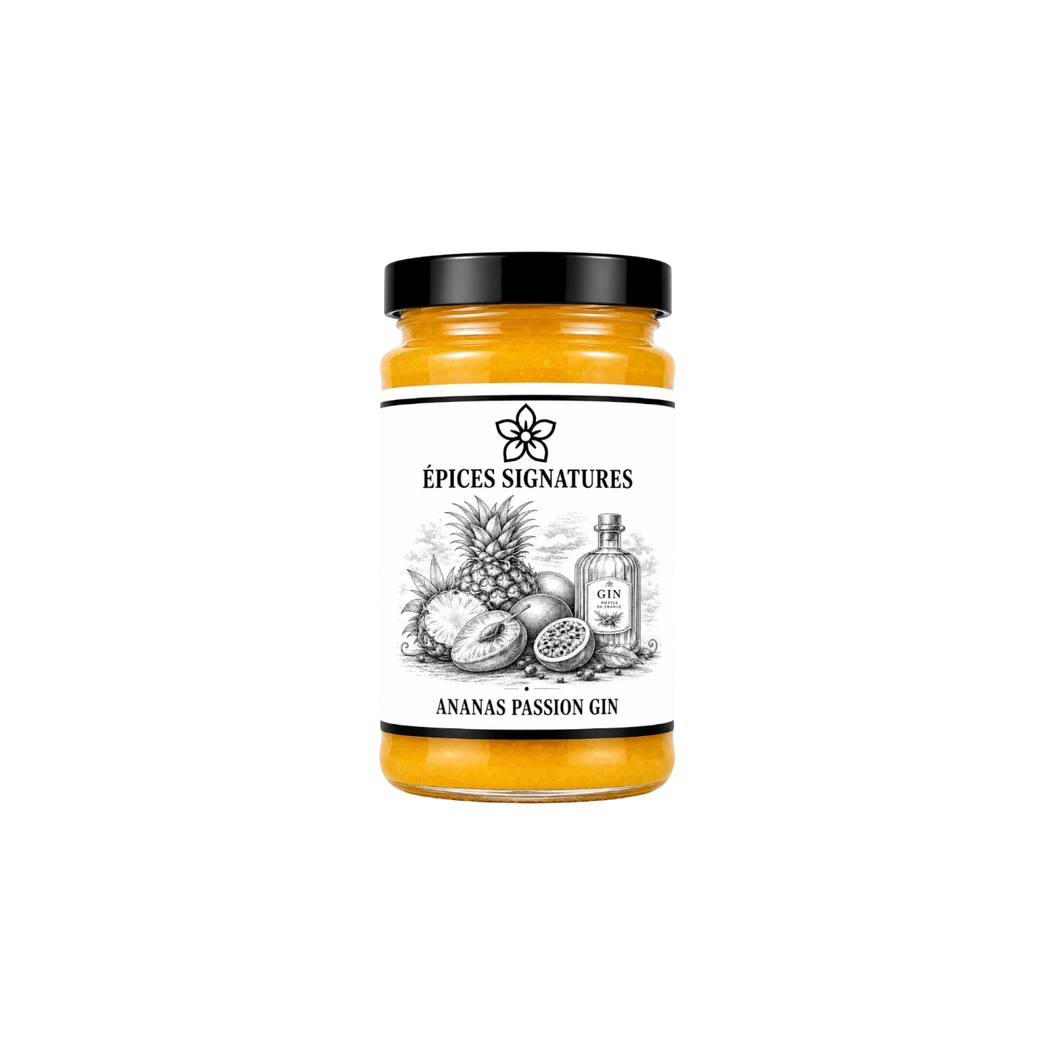 Confiture Ananas Gin Mangue